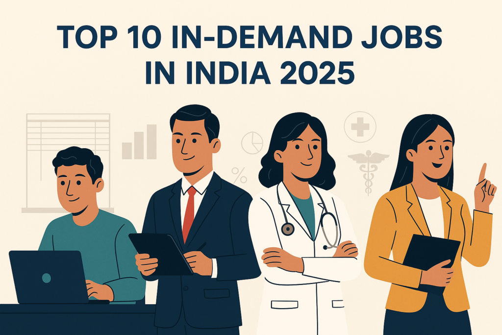 Top 10 In-Demand Jobs in India 2025 - DailyLiv India