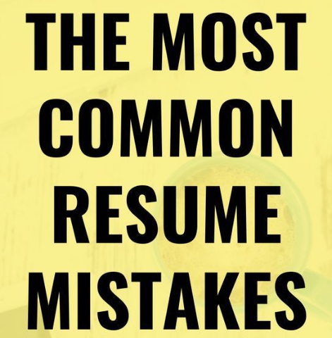 Resume mistake to avoid
