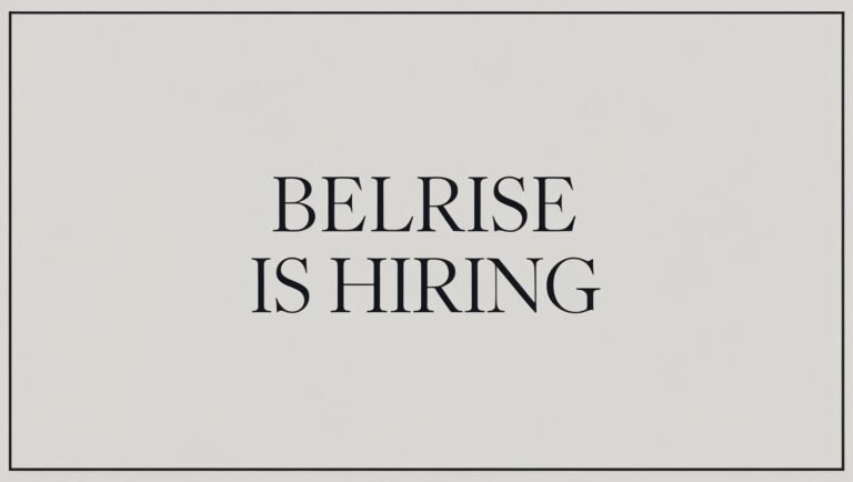 Belrise is hiring