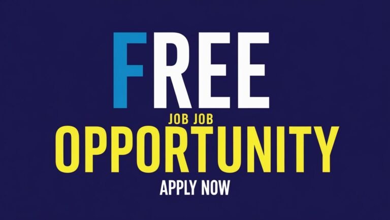 Free job opportunity