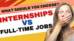 Indian student doing internship on laptop vs another doing part-time job at a store